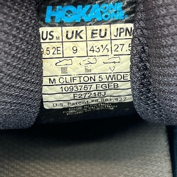 Hoka One One Men’s Clifton 5 Running Shoes main image 4